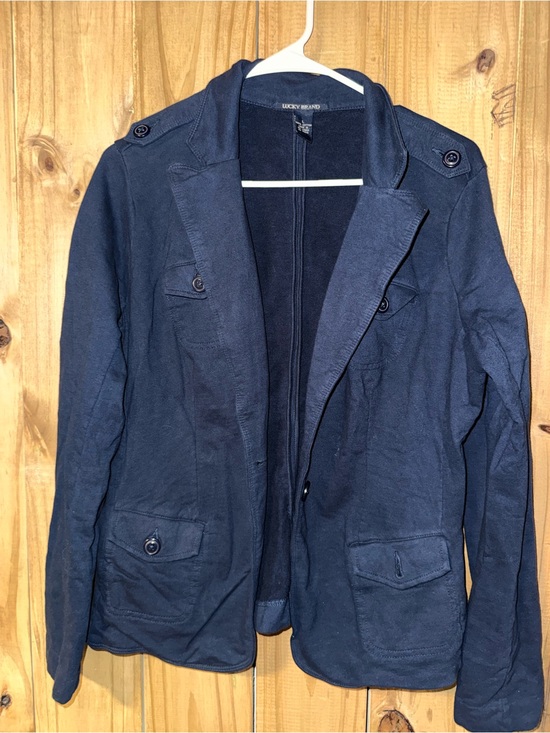 Lucky Brand Jackets & Blazers - Lucky Brand Navy Casual Blazer Jacket